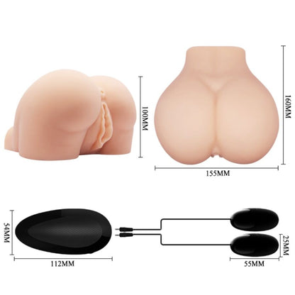 CRAZY BULL - REALISTIC VAGINA AND ANUS WITH VIBRATION POSITION 8 - My naughty haven #