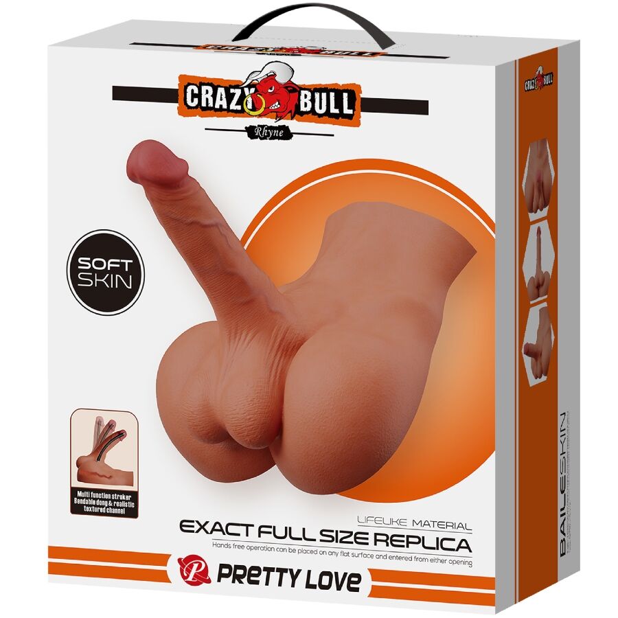 CRAZY BULL - RHYNE BACK REALISTIC NATURAL MASTURBATOR - My naughty haven #
