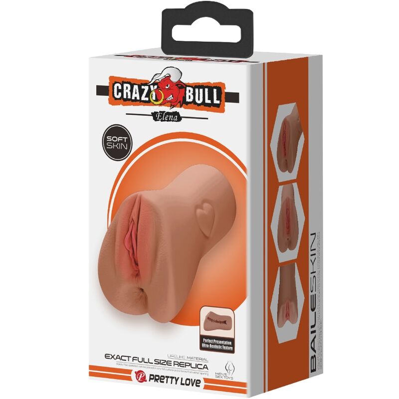 CRAZY BULL - SCARLET VAGINA AND ANUS DESIGN WITH A HEART FLESH - My naughty haven #