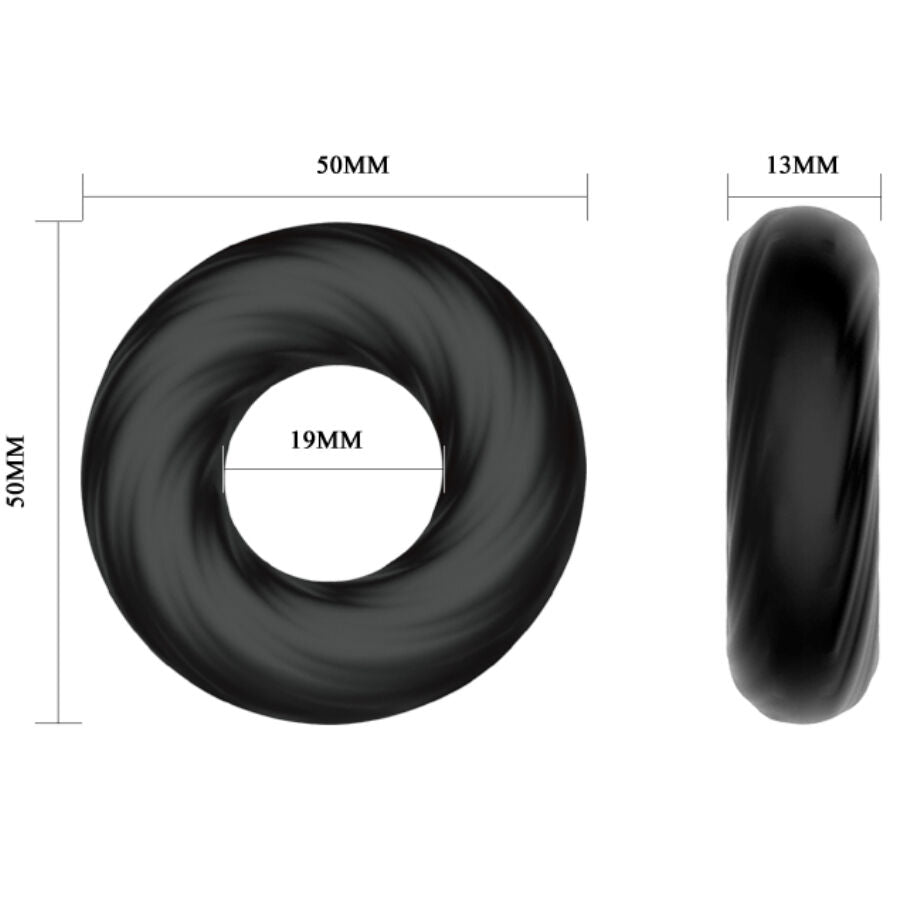 CRAZY BULL - SPIRAL SILICONE RING - My naughty haven #
