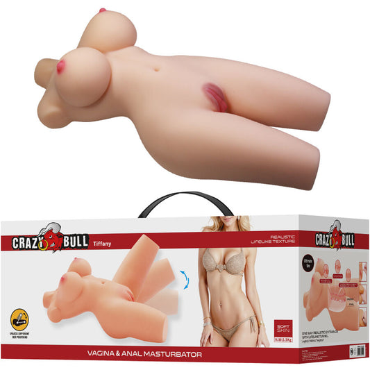 CRAZY BULL - TIFFANY REALISTIC FEMALE TORSO VAGINA AND ANAL 5.5 KG - My naughty haven #