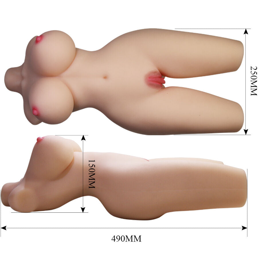 CRAZY BULL - TIFFANY REALISTIC FEMALE TORSO VAGINA AND ANAL 5.5 KG - My naughty haven #