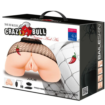 CRAZY BULL - VAGINA AND ANUS WITH REALISTIC MESH WITH VIBRATION - My naughty haven #