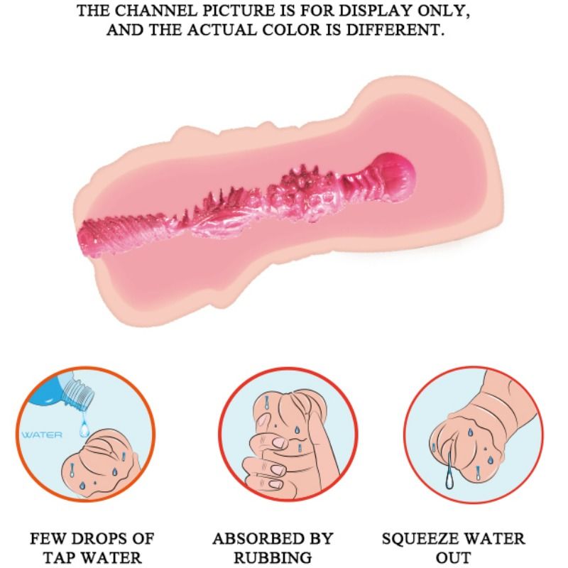 CRAZY BULL - WATER SKIN VAGINA MASTURBADOR WITH VIBRATING BULLETS - My naughty haven #