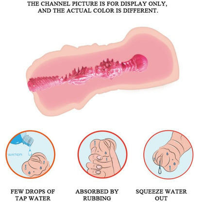 CRAZY BULL - WATER SKIN VAGINA MASTURBADOR WITH VIBRATING BULLETS - My naughty haven #