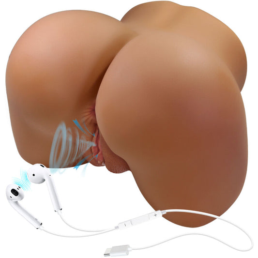 CRAZY BULL - WENDY REALISTIC FEMALE BUTT VIBRATOR AND SUCKER WITH SOUND 11 KG - My naughty haven #