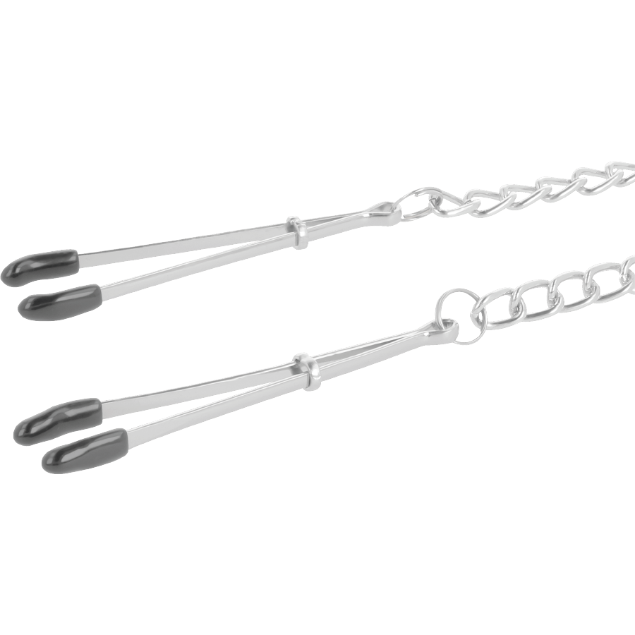 DARKNESS - ADJUSTABLE METAL NIPPLE Clamps - My naughty haven #