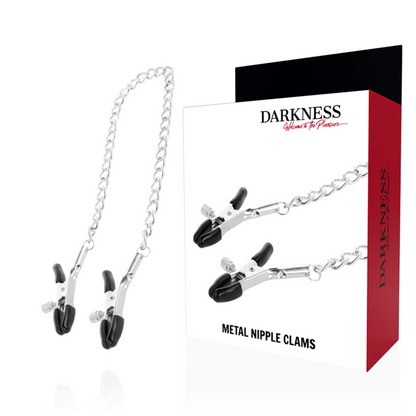 DARKNESS - ADJUSTABLE NIPPLE CLAMPS METAL - My naughty haven #