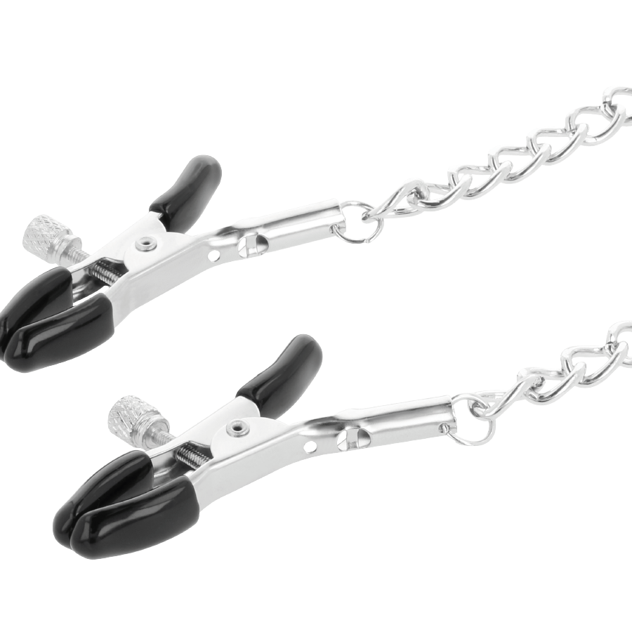 DARKNESS - ADJUSTABLE NIPPLE CLAMPS METAL - My naughty haven #