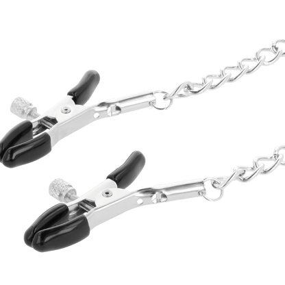 DARKNESS - ADJUSTABLE NIPPLE CLAMPS METAL - My naughty haven #
