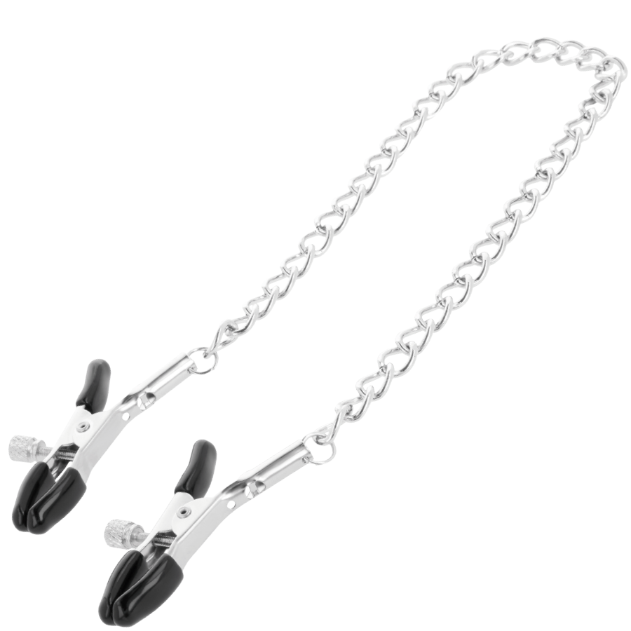 DARKNESS - ADJUSTABLE NIPPLE CLAMPS METAL - My naughty haven #