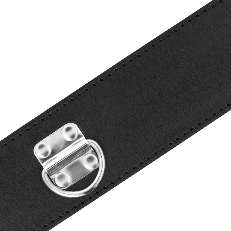 DARKNESS - BDSM COLLAR WITH BLACK LOCK - My naughty haven #