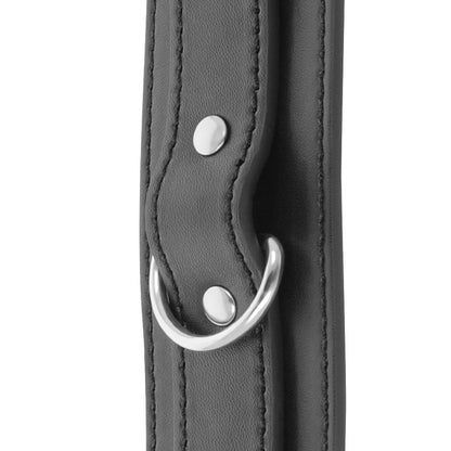 DARKNESS - BLACK ADJUSTABLE HANDCUFFS WITH DOUBLE REINFORCEMENT TAPE - My naughty haven #