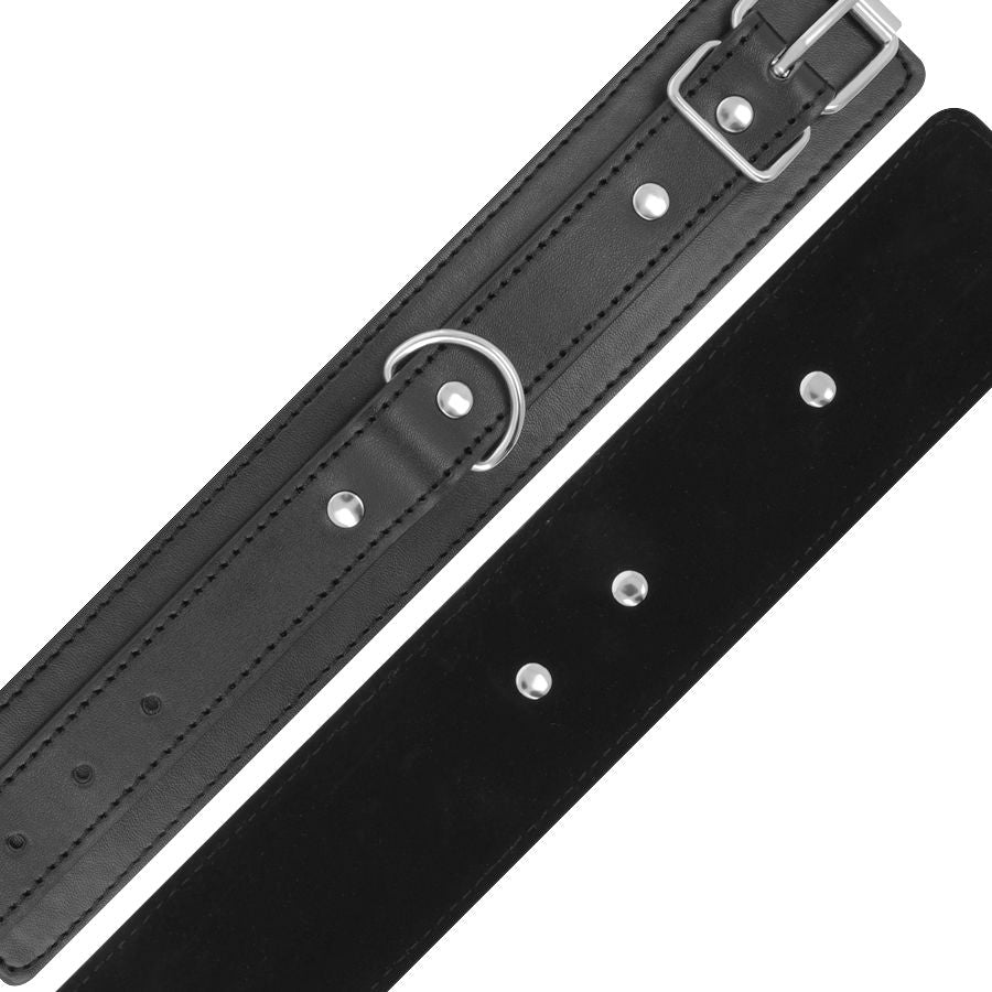 DARKNESS - BLACK ADJUSTABLE HANDCUFFS WITH DOUBLE REINFORCEMENT TAPE - My naughty haven #