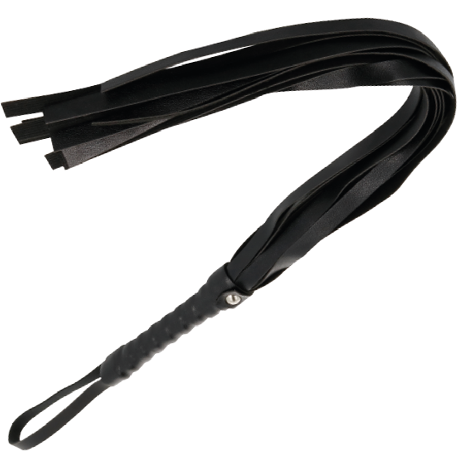 DARKNESS - BLACK BONDAGE WHIP 45 CM - My naughty haven #