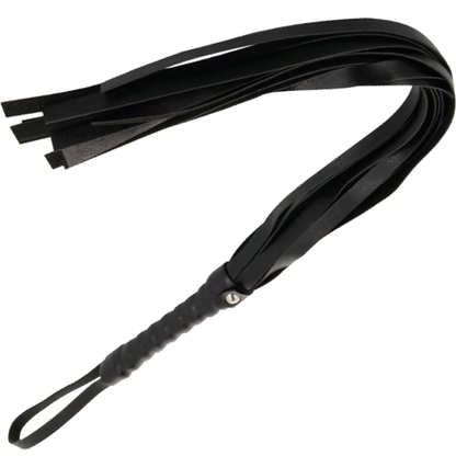 DARKNESS - BLACK BONDAGE WHIP 45 CM - My naughty haven #