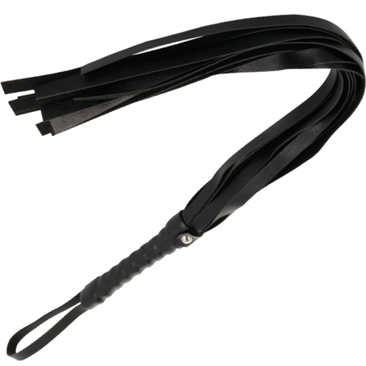 DARKNESS - BLACK BONDAGE WHIP 45 CM - My naughty haven #