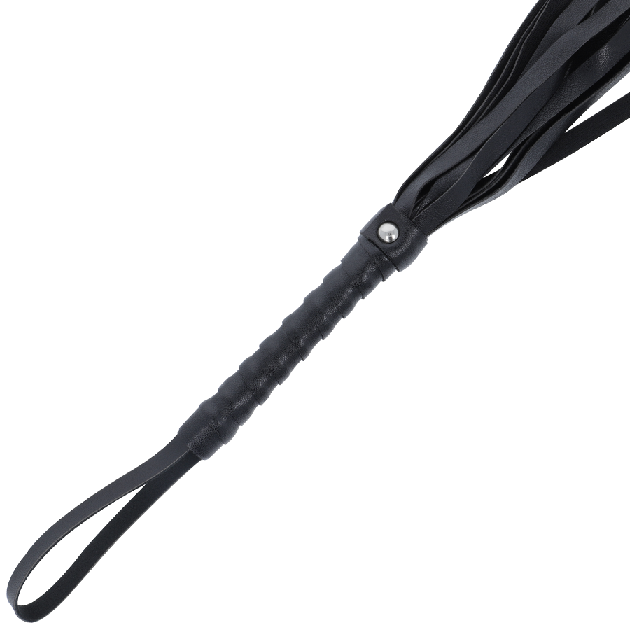 DARKNESS - BLACK BONDAGE WHIP 45 CM - My naughty haven #