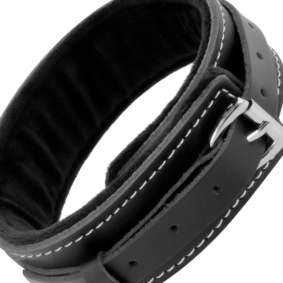 DARKNESS - HIGH QUALITY LEATHER NECKLACE WITH LEASH - My naughty haven #