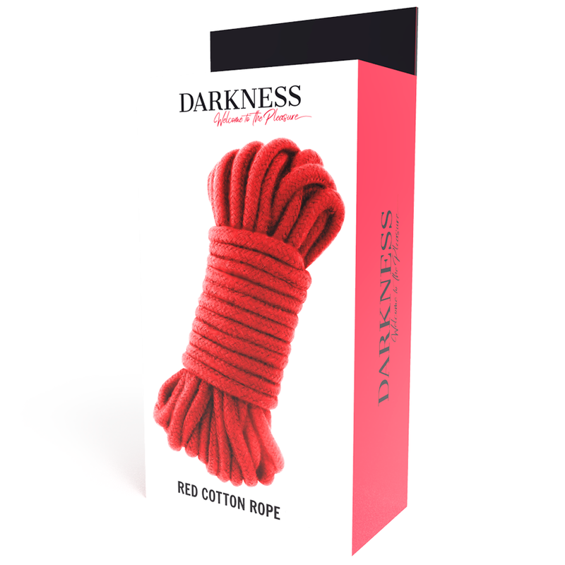 DARKNESS - JAPANESE ROPE 20 M RED - My naughty haven #