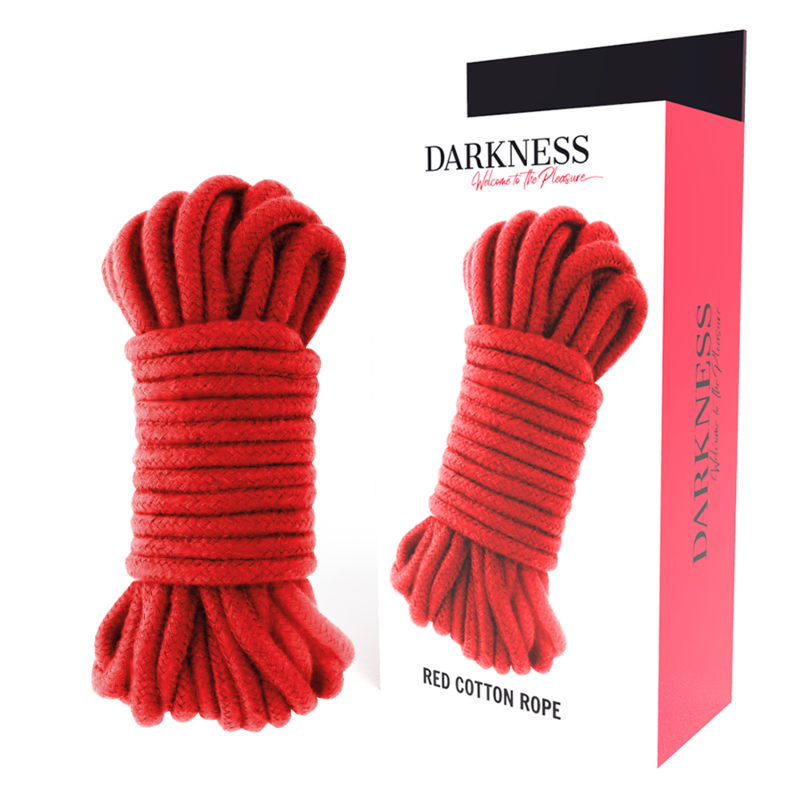 DARKNESS - JAPANESE ROPE 20 M RED - My naughty haven #