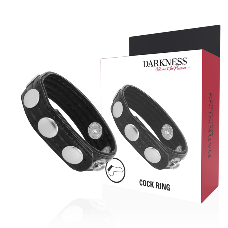 DARKNESS - LEATHER ERECTION RING - My naughty haven #