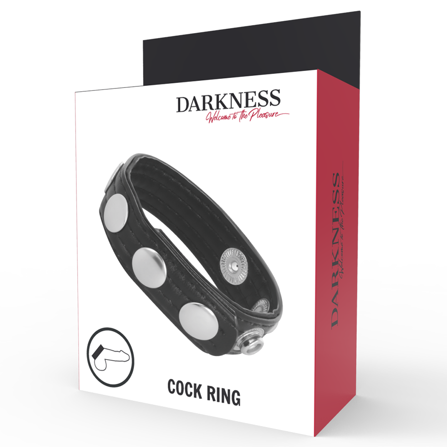 DARKNESS - LEATHER ERECTION RING - My naughty haven #
