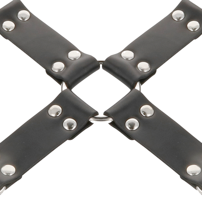 DARKNESS - LEATHER HANDCUFFS FOR FOOT AND HANDS BLACK - My naughty haven #