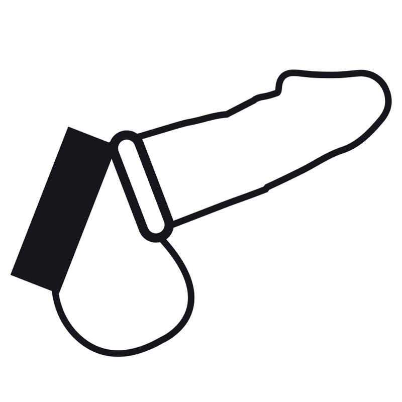 DARKNESS - METAL RING FOR THE PENIS AND TESTICLES - My naughty haven #