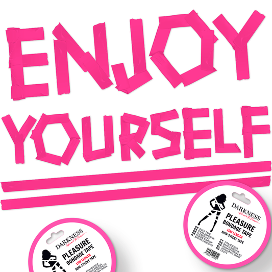 DARKNESS - НЕЗАЛЕПВАЩА РОЗОВА ЛЕНТА ЗА ОБВЪРЗВАНЕ 15 М