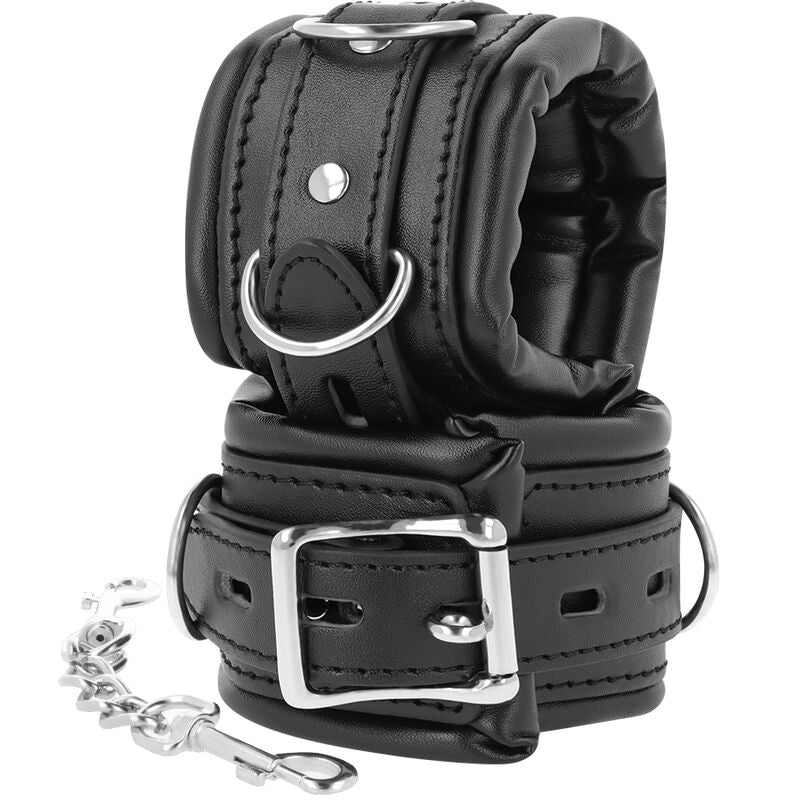 DARKNESS - PADDED BDSM HANDCUFFS - My naughty haven #