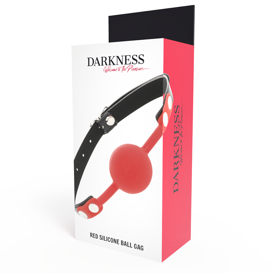 DARKNESS - RED SILICONE GAG - My naughty haven #