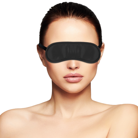 DARKNESS - STRAIGHT BLACK MASK - My naughty haven #