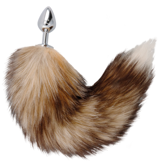 DARKNESS - TAIL BUTT PLUG SILVER - My naughty haven #