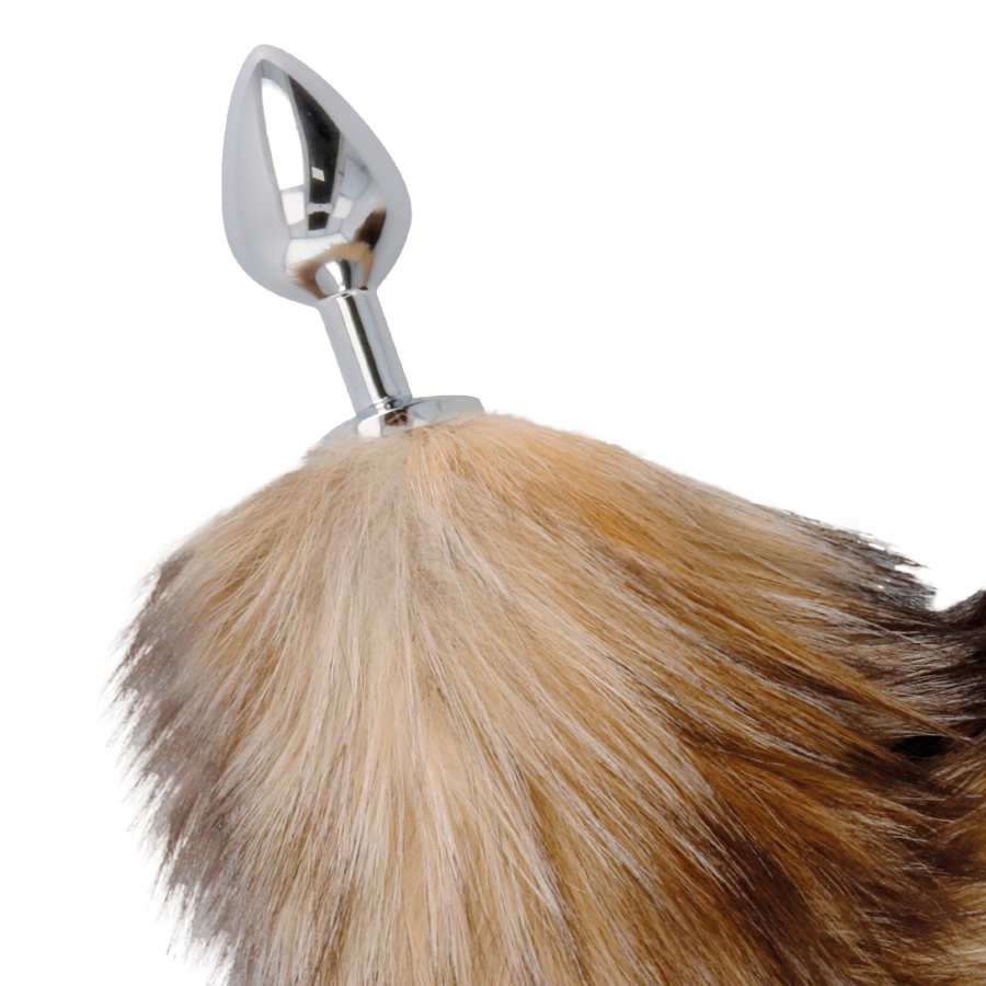 DARKNESS - TAIL BUTT PLUG SILVER - My naughty haven #