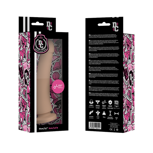 DELTA CLUB - ИГРАЧКИ ДИЛДО НАТУРАЛЕН МЕДИЦИНСКИ СИЛИКОН 17 СМ -O- 3 СМ