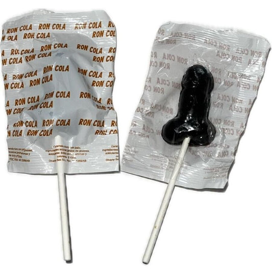 DIABLO GOLOSO - 1 PENIS LOLLIPOP RON COLA FLAVOR 10% ALCOHOL - My naughty haven #