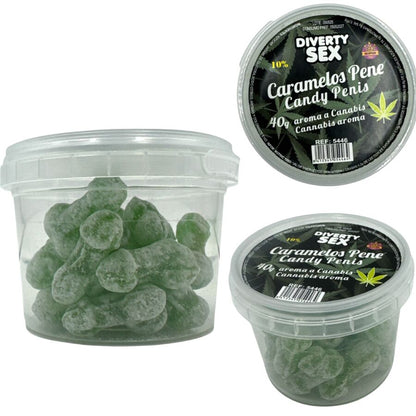 DIABLO GOLOSO - 20 CANNABIS AROMA PENIS CANDIES - My naughty haven #