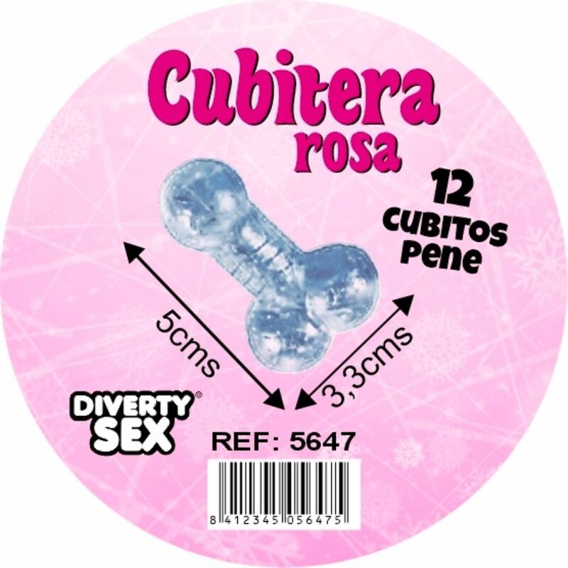 DIABLO PICANTE - 12 PENISES HARD SILICONE HANGING ICE BUCKET PINK - My naughty haven #
