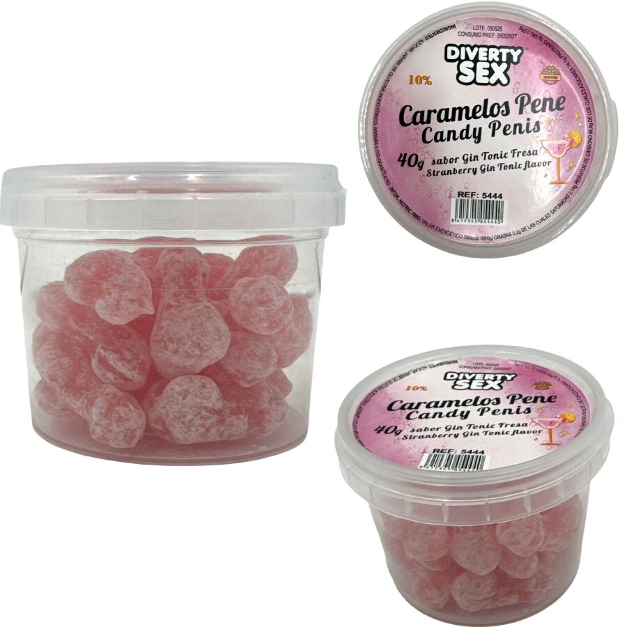 DIABLO PICANTE - 20 GIN & TONIC FLAVORED PENIS CANDIES - My naughty haven #
