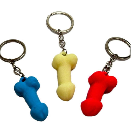 DIABLO PICANTE - ASSORTED SILICONE PENIS KEYCHAIN PHOSPHORESCENT COLOR - My naughty haven #