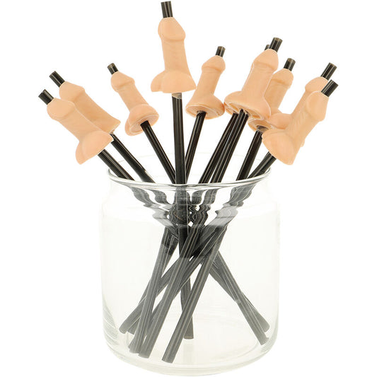 DIABLO PICANTE - BAG OF 10 NATURAL PENIS STRAWS - My naughty haven #
