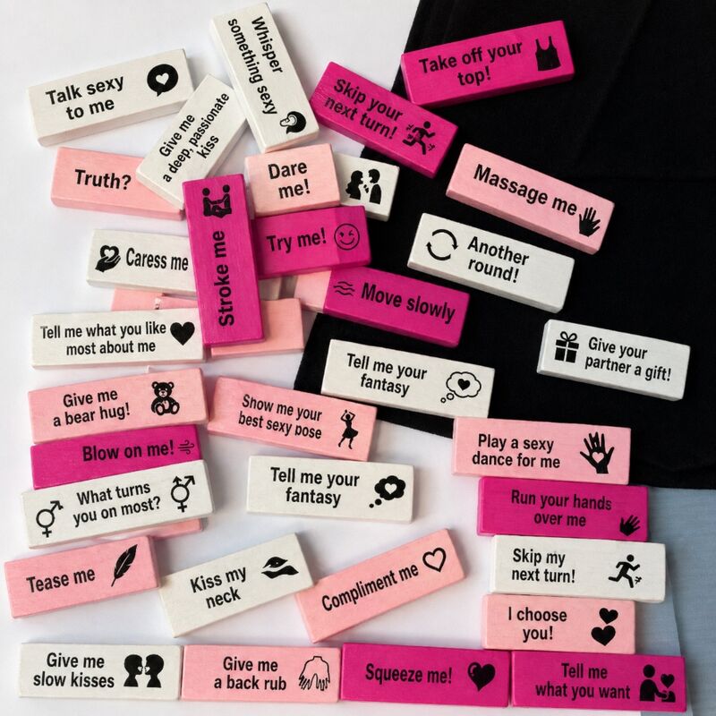 DIABLO PICANTE - BAG OF 16 LOVE BLOCKS - ENGLISH VERSION - My naughty haven #