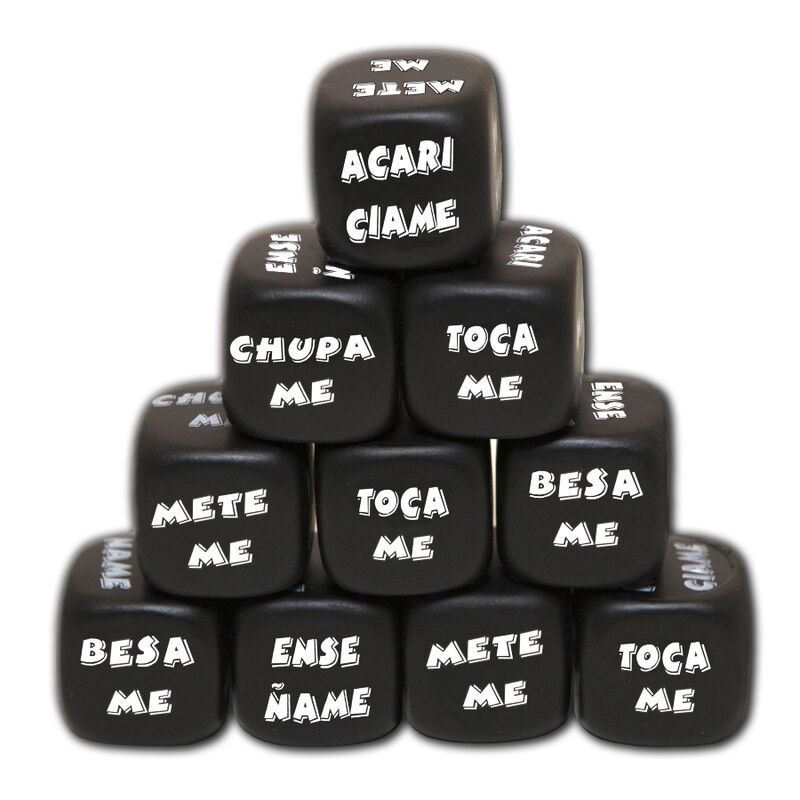 DIABLO PICANTE - BLACK ACTION DICE - My naughty haven #