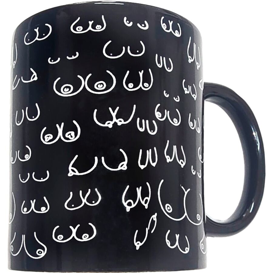 DIABLO PICANTE - BOOBS MUG BLACK 370 ML - My naughty haven #