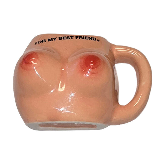 DIABLO PICANTE – BREAST MAGNET IN CERAMIC MUG “FOR MY BEST FRIEND” - My naughty haven #