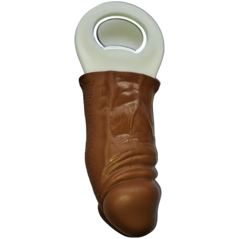 DIABLO PICANTE - BROWN RUBBER PENIS SHAPED OPENER - My naughty haven #