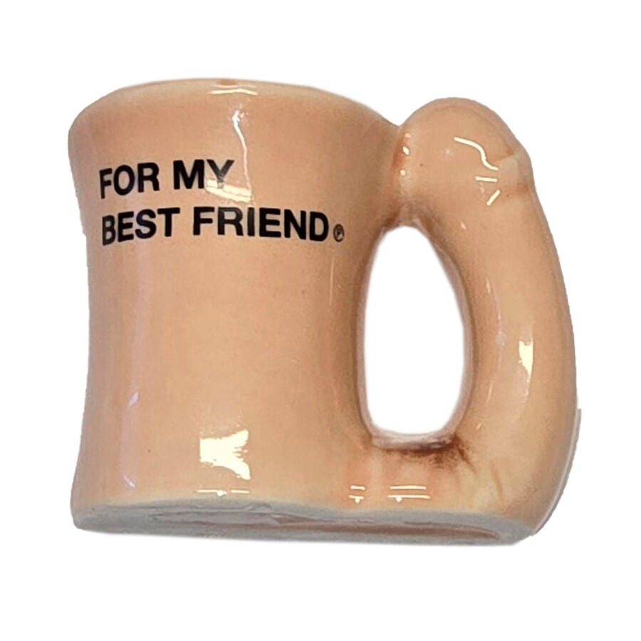 DIABLO PICANTE – CERAMIC MUG MAGNET WITH PENIS HANDLE “FOR MY BEST FRIEND” - My naughty haven #