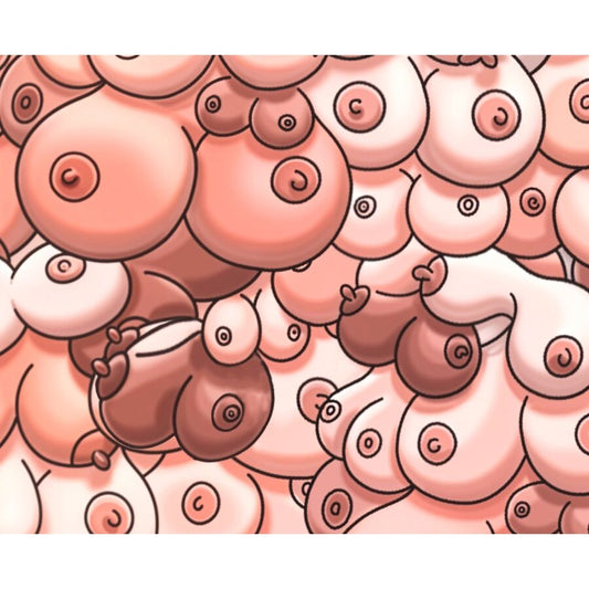 DIABLO PICANTE - COLOR MOUSE PAD WITH BOOBS DESIGN - My naughty haven #