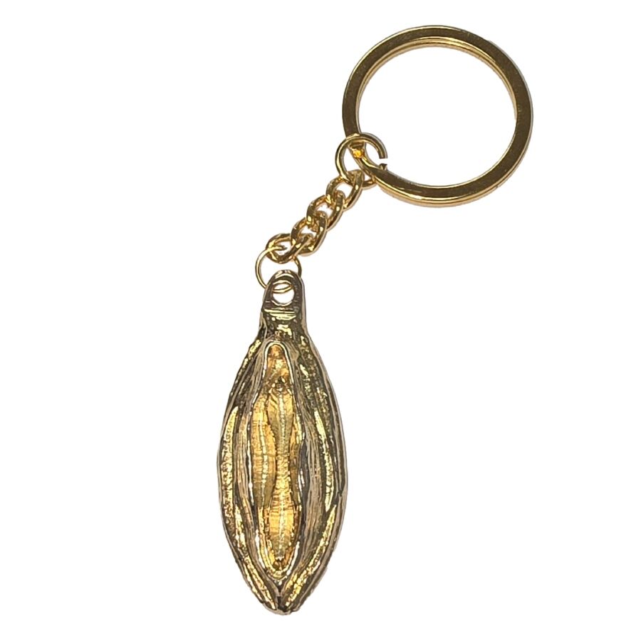 DIABLO PICANTE - METAL KEYCHAIN WITH GOLD LIPS - My naughty haven #